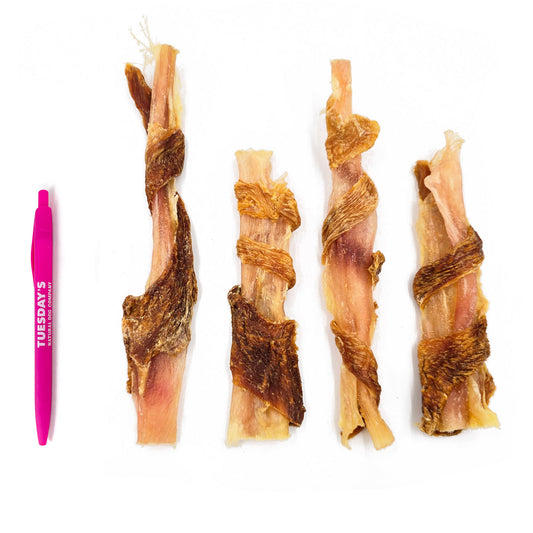 6" Chicken Wrapped Beef Tendon