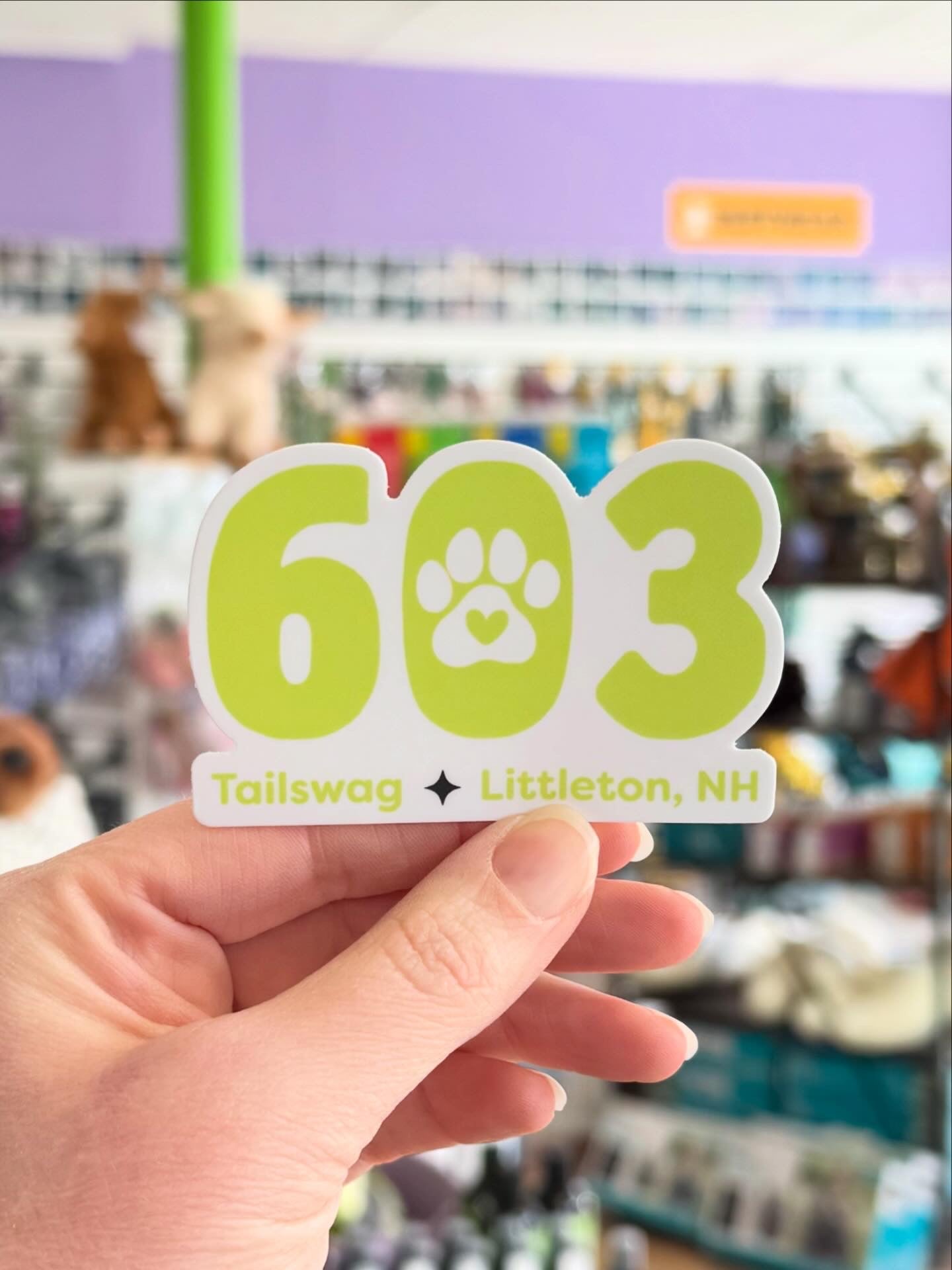 603 Tailswag Sticker - Green
