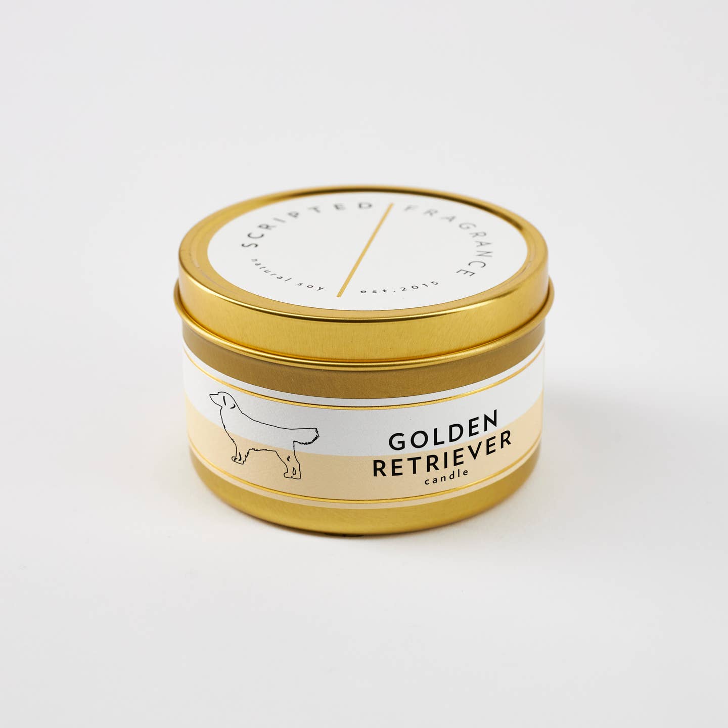 Golden Retriever Dog Breed Soy Candle