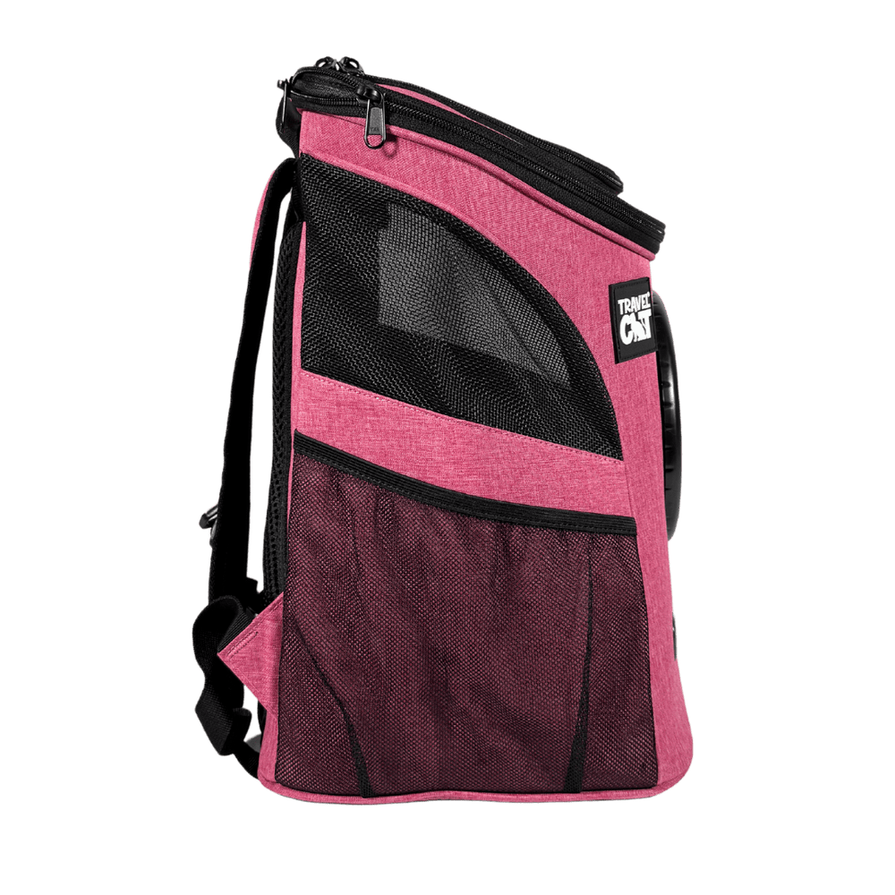 "The Fat Cat" Backpack for Larger Cats - Deep Rose Pink