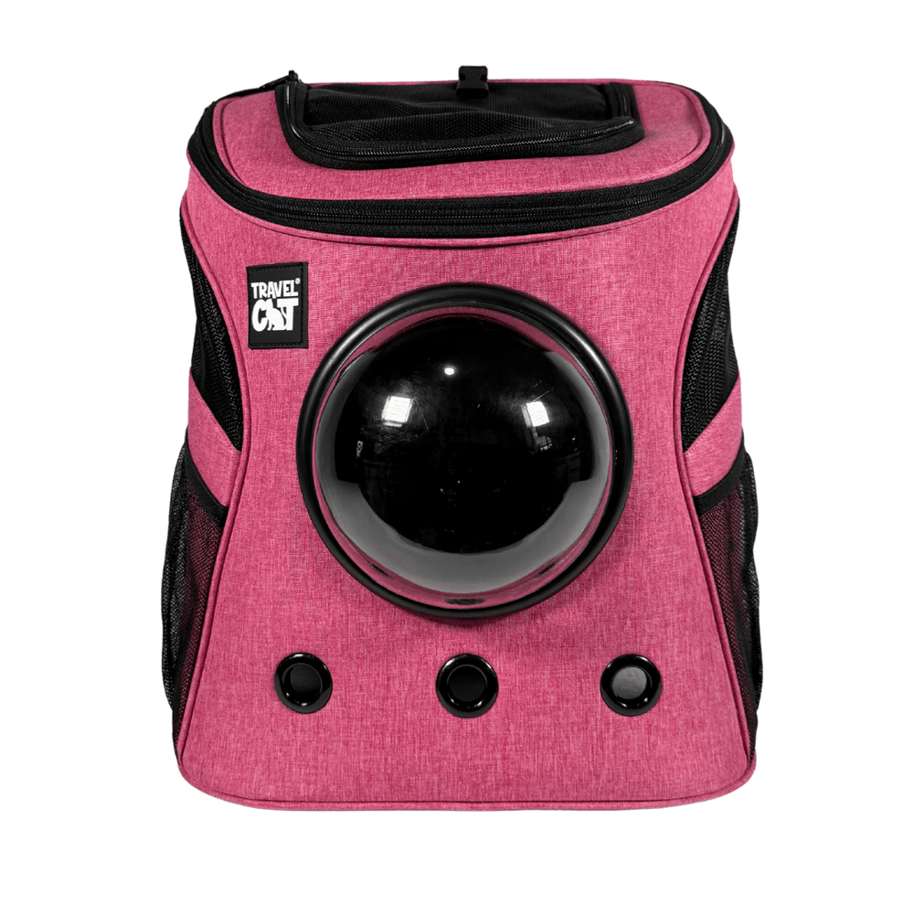 "The Fat Cat" Backpack for Larger Cats - Deep Rose Pink