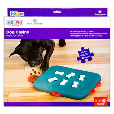 Nina Ottosson Dog Casino Interactive Treat Dog Puzzle Toy - Level 3