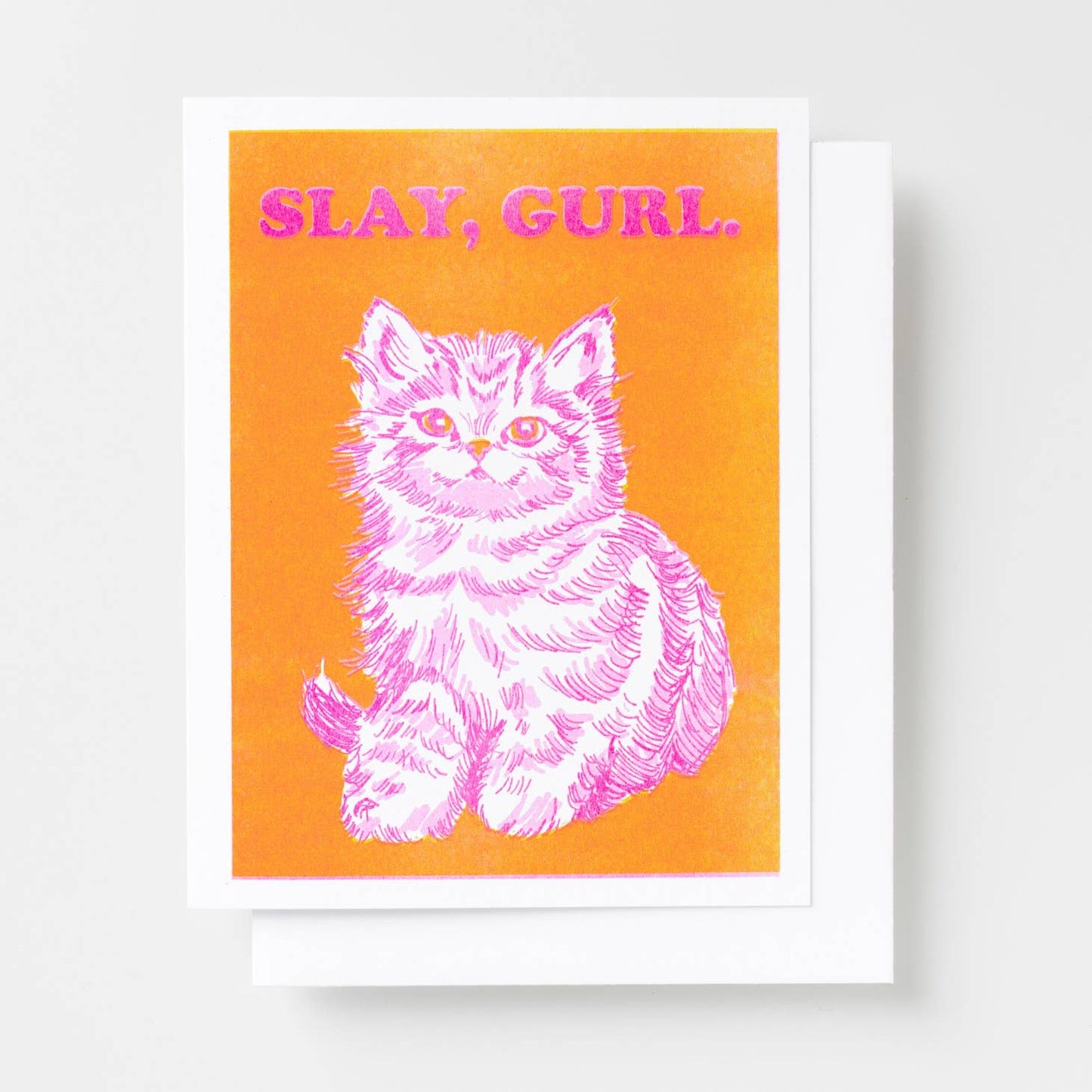 Slay Gurl Risograph Card
