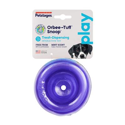 Planet Dog Orbee-Tuff Lil Snoop Interactive Treat-Dispensing Dog Toy - Purple