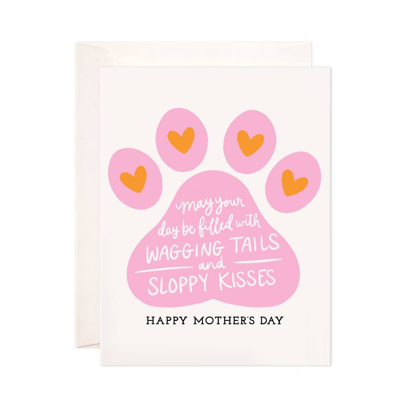 Wagging Tails Greeting Card - Dog Mom Mother's Day Card