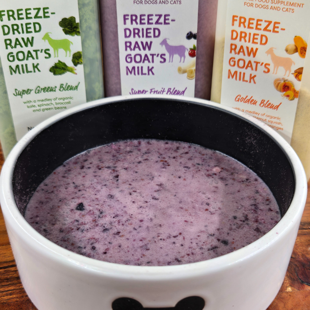 Freeze Dried Raw Goat's Milk - Fruit Blend