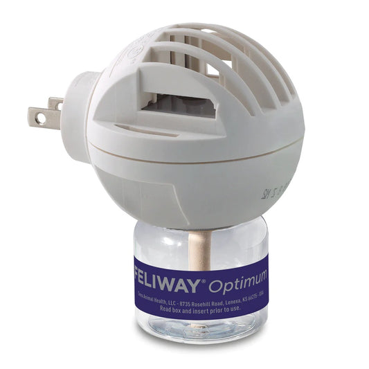Feliway Optimum Cat Enhanced Calming Pheromone Diffuser 30 Day Starter Kit 48 mL