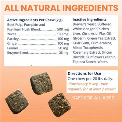 Under the Weather Scoot Stop Soft Chew 60ct