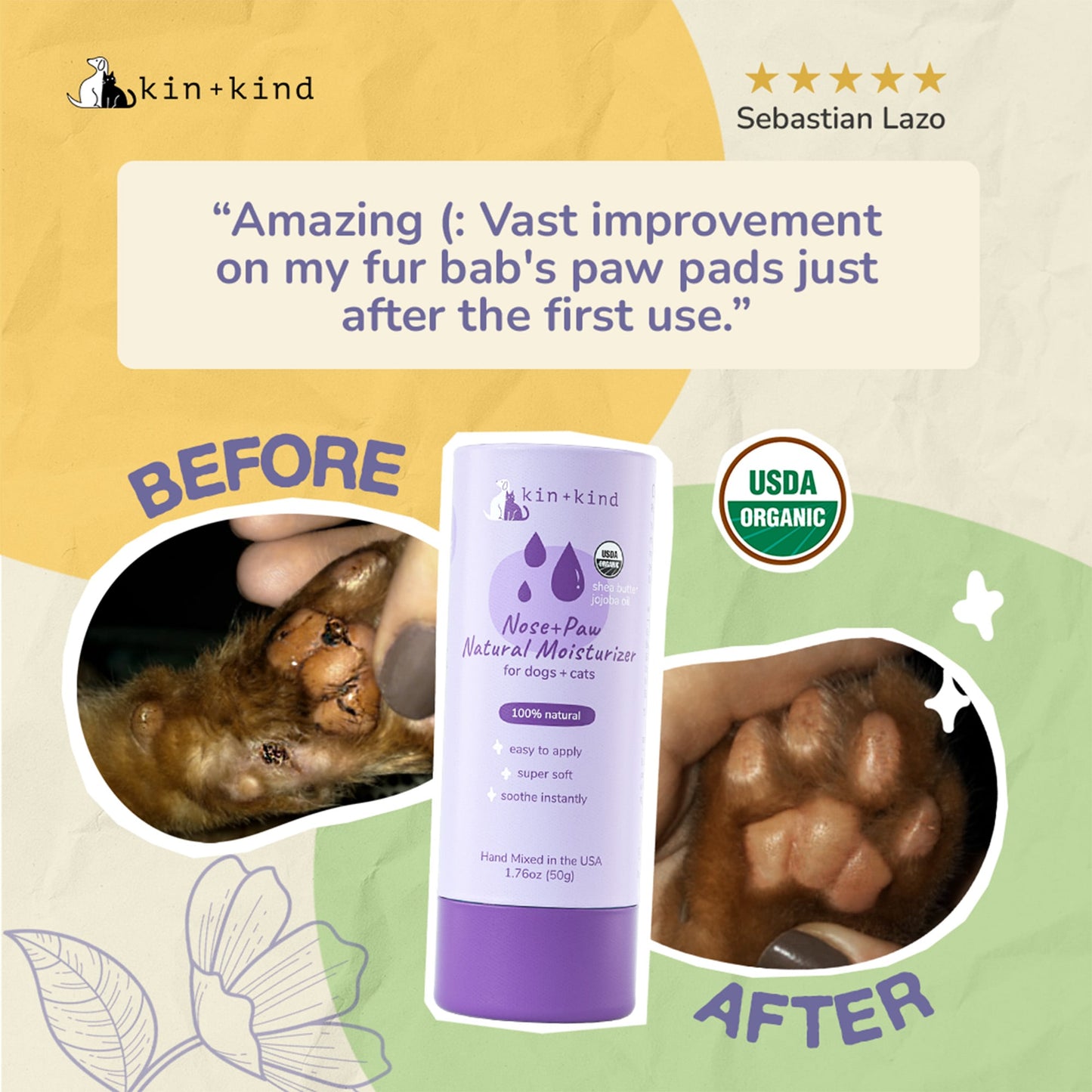 Nose & Paw Moisturizer for Dogs & Cats