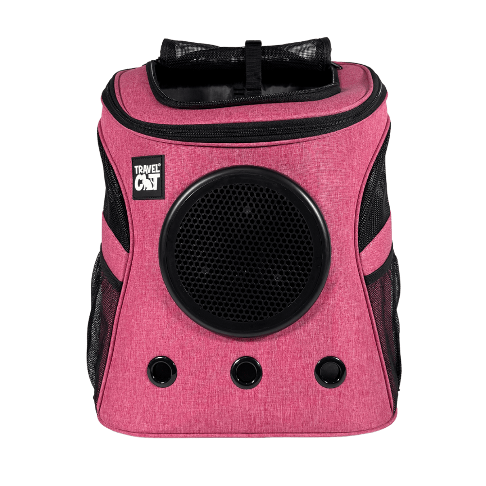 "The Fat Cat" Backpack for Larger Cats - Deep Rose Pink