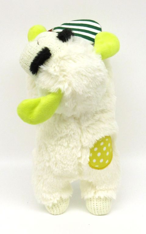 Multipet Lamb Chop Pickleball Plush Dog Toy 10.5″