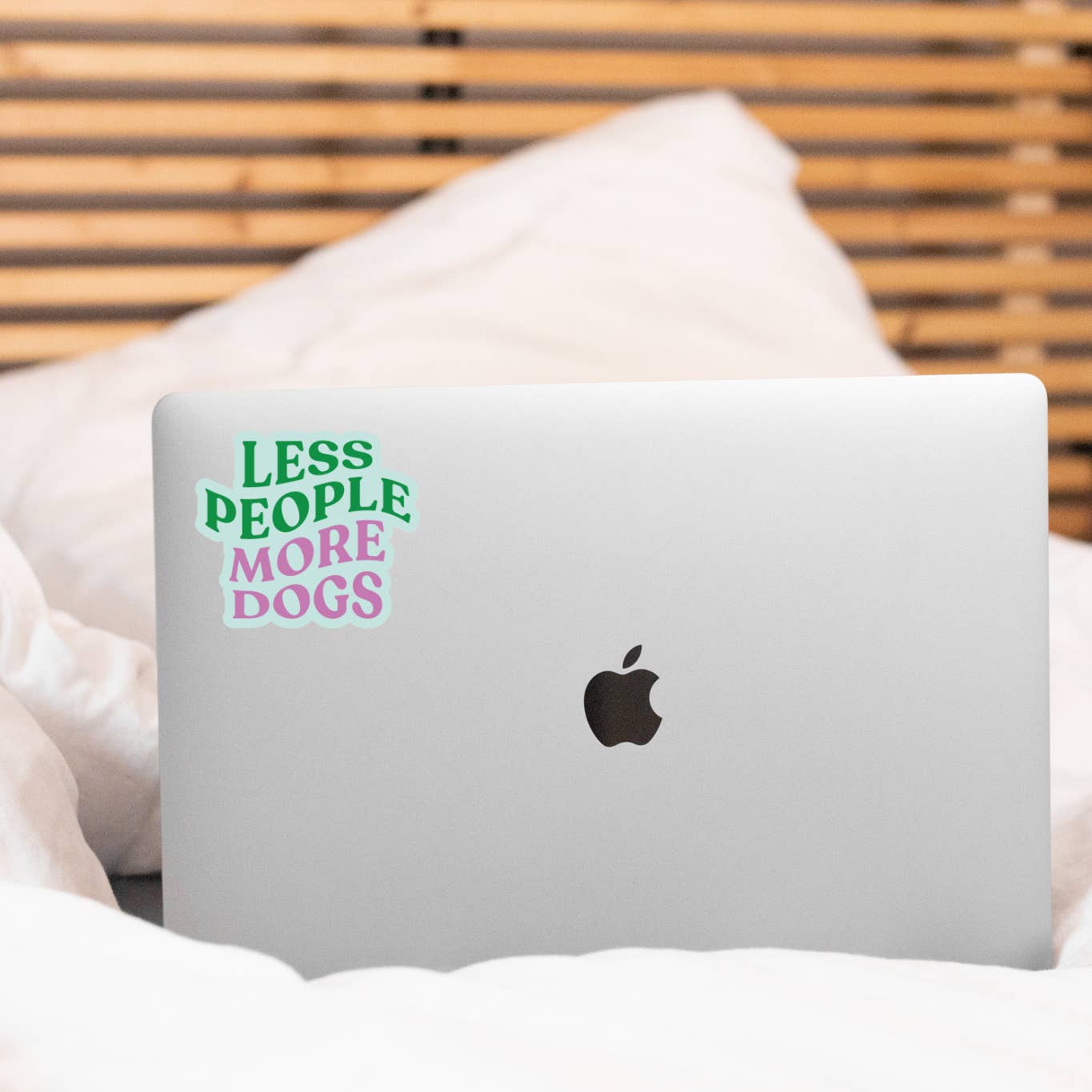 Less People More Dogs Sticker