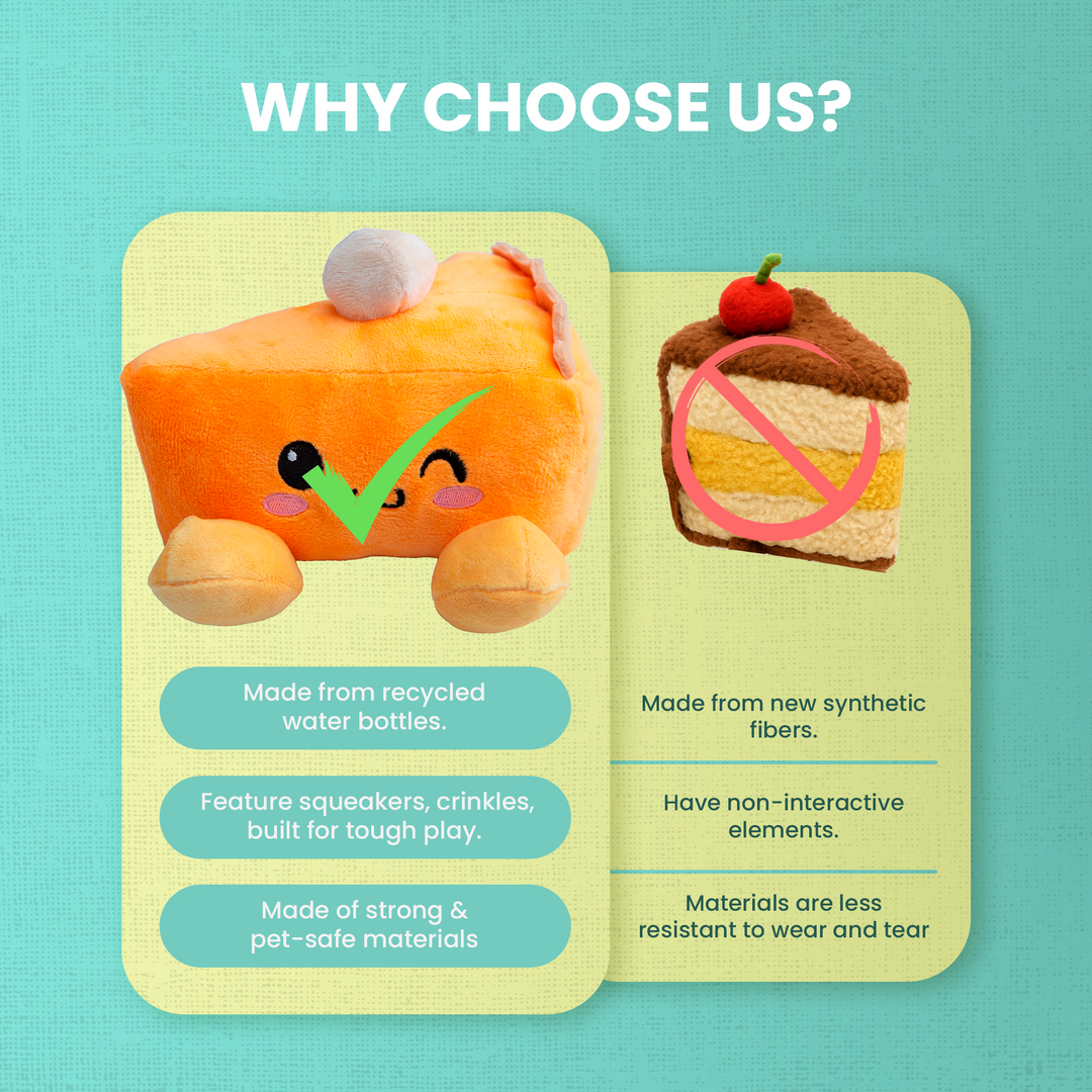 Pumpkin Slice Dog Toy