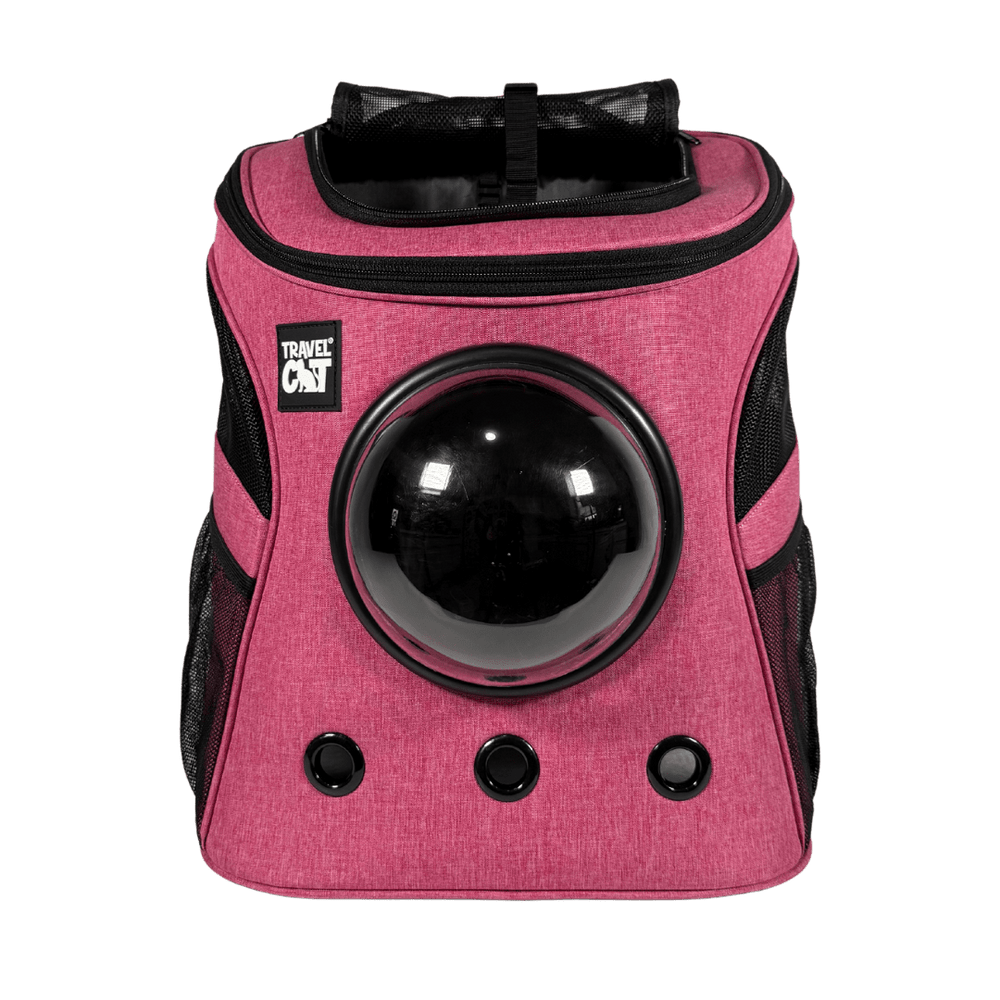 "The Fat Cat" Backpack for Larger Cats - Deep Rose Pink