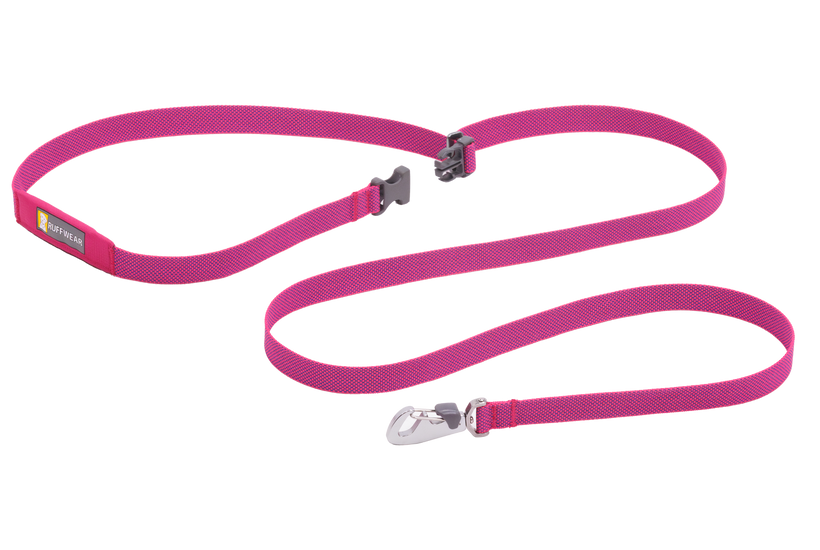 Alpenglow Pink Flagline Dog Leash