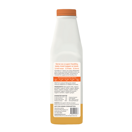 Freeze Dried Raw Goat's Milk - Golden Blend