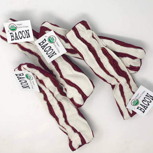 Extra Crispy Catnip Bacon Cat Toy