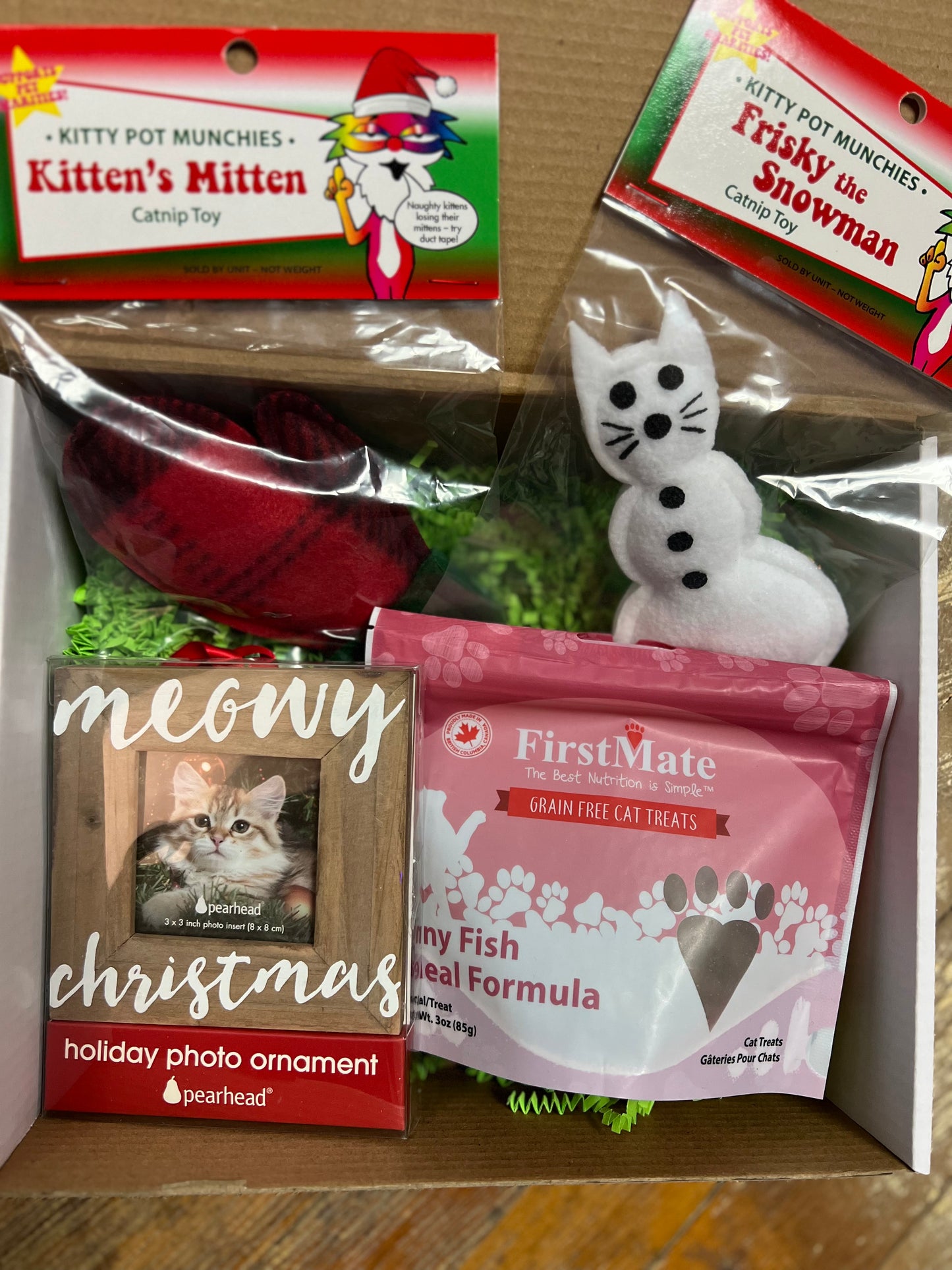 Holiday Cat Toy Box