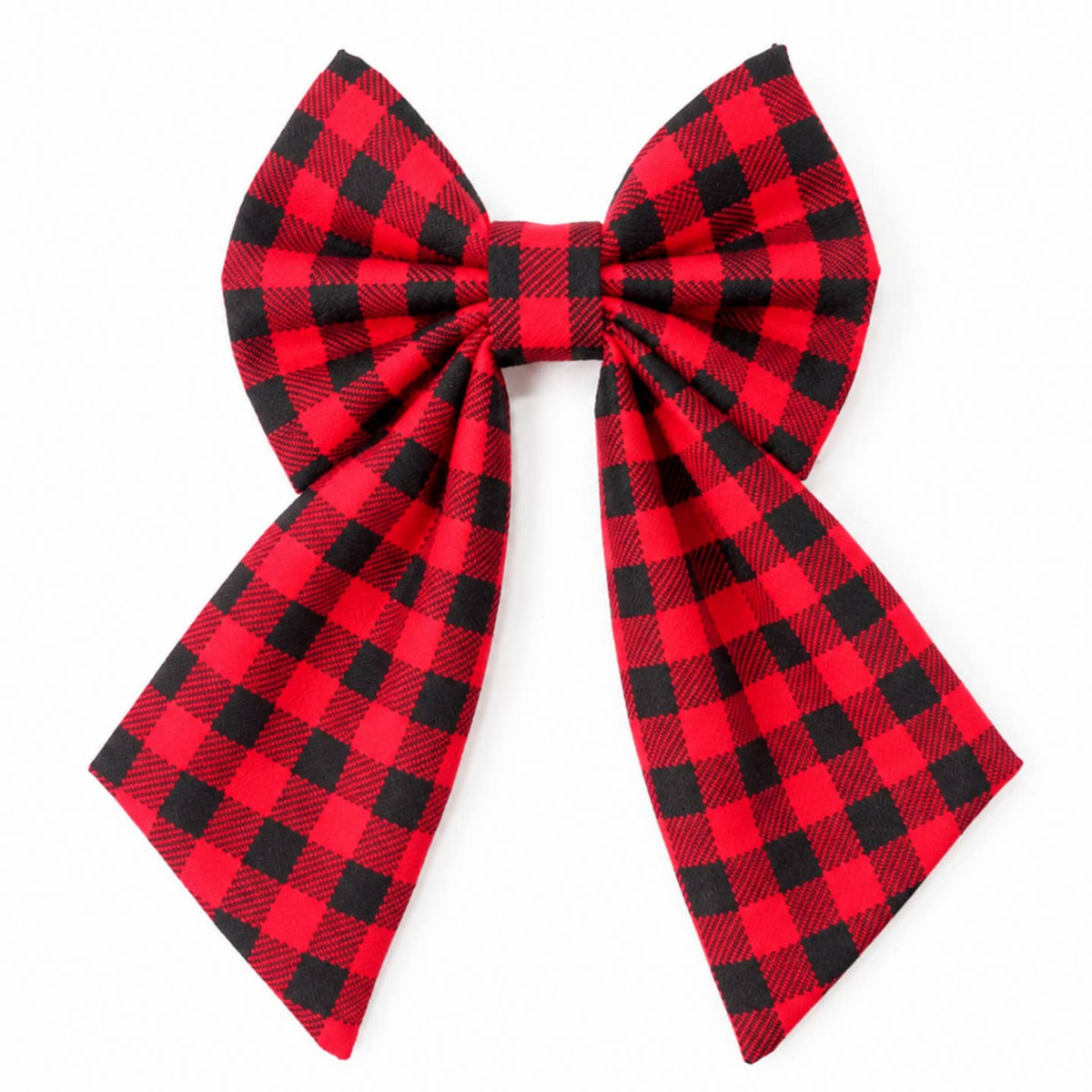 Buffalo Plaid Sailor Bow