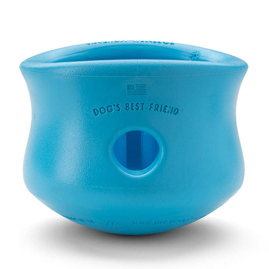 Toppl® Puzzle Treat-Dispensing Slow Feeder Dog Toy - Large - Aqua Blue