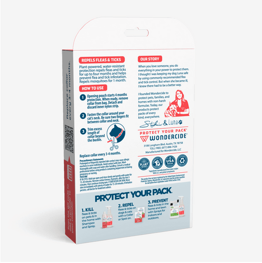 Wondercide Cat Flea & Tick Collar - Peppermint - One Size