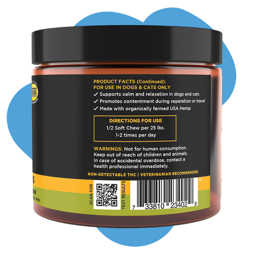 Chill + Out Calming Hemp Chews - 60 ct