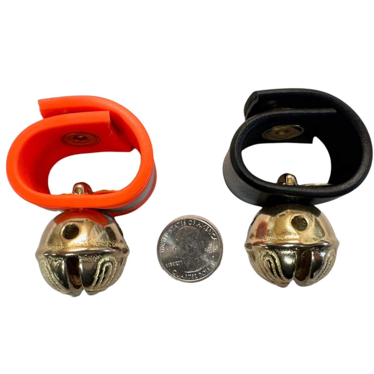 Dog Collar Bells - Black Strap