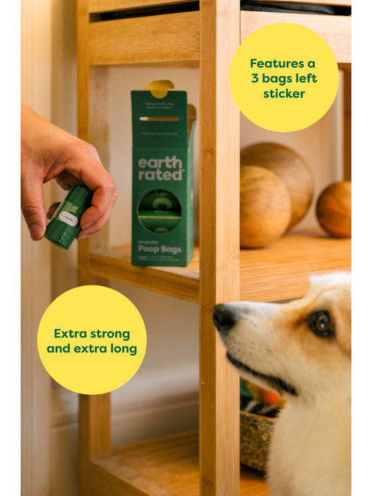 Dog Poop Bags Refill Rolls - 8 Pack