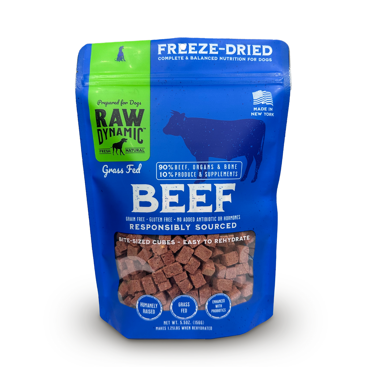Raw Dynamic Freeze-Dried Raw Beef Formula for Dogs