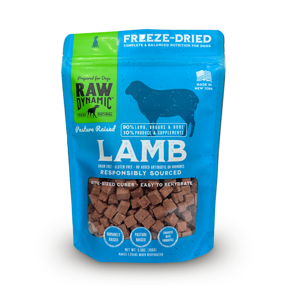 Raw Dynamic Freeze-Dried Raw Lamb Formula for Dogs
