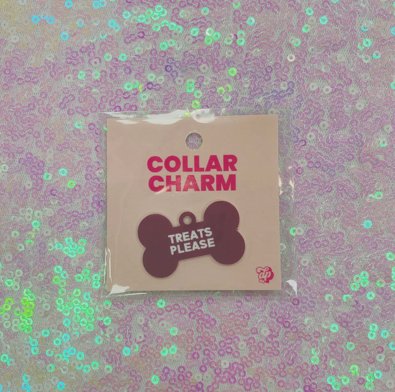 Treats Please Collar Charm