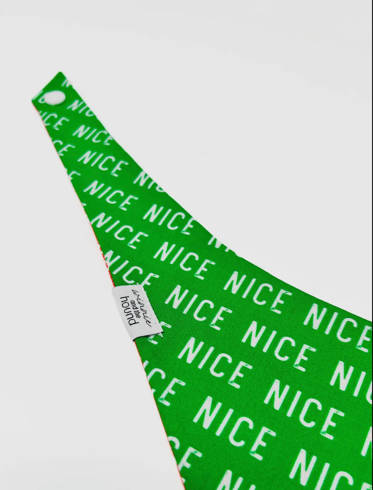 Naughty or Nice Reversible Tie/Snap-On Bandana