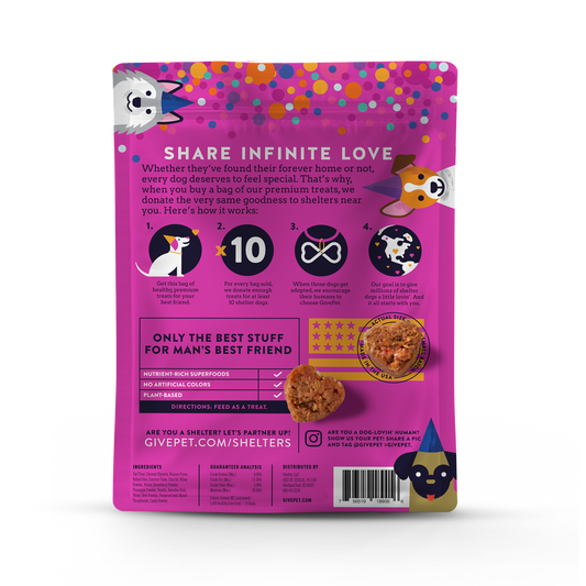 Gotcha Day Paw-ty Soft-Baked Dog Treats - 6 oz