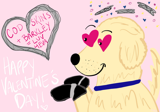 Valentine's Day Pet Portrait by Paige