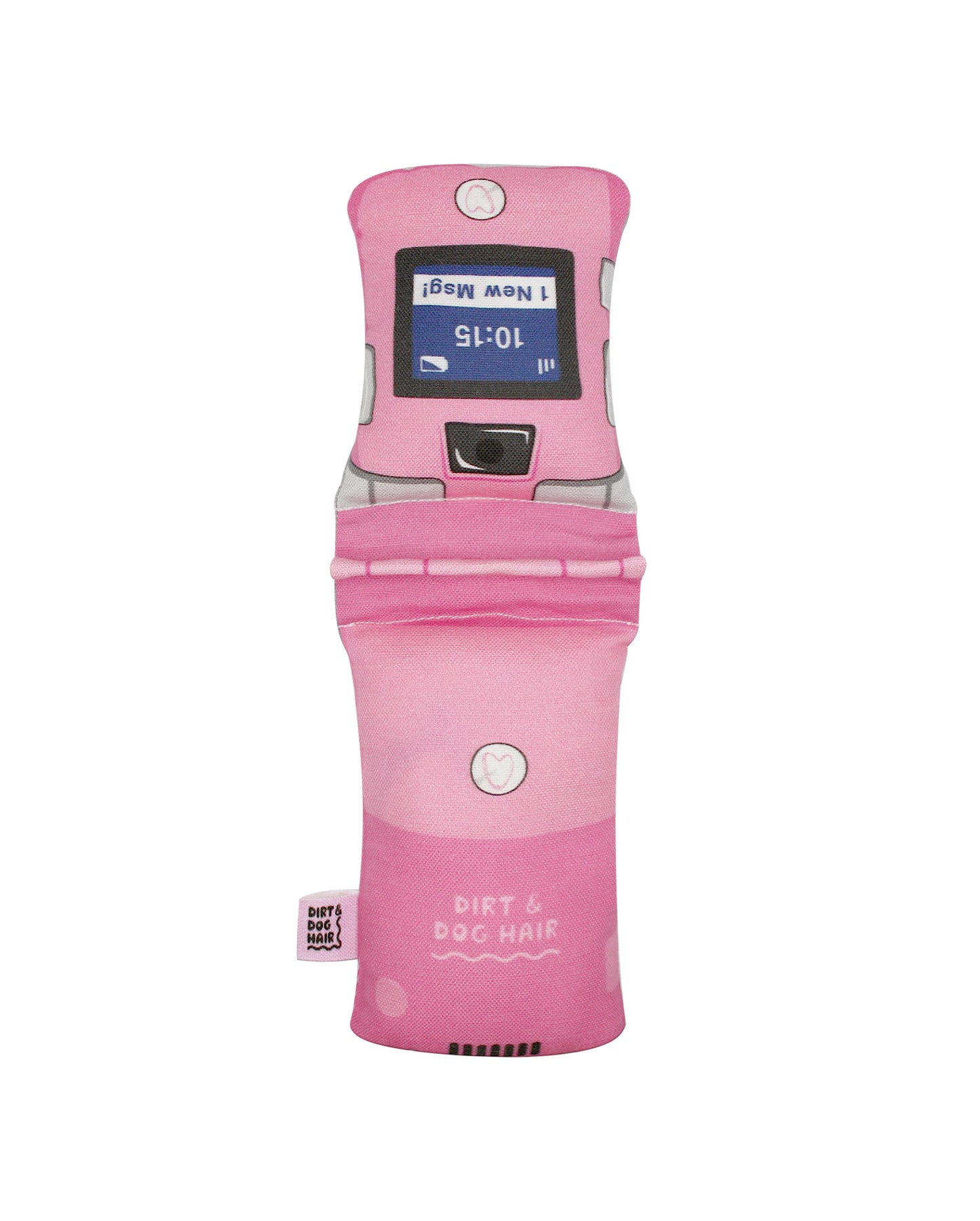 Muttorola Grrazr Flip Phone - Eco Friendly Canvas Dog Toy