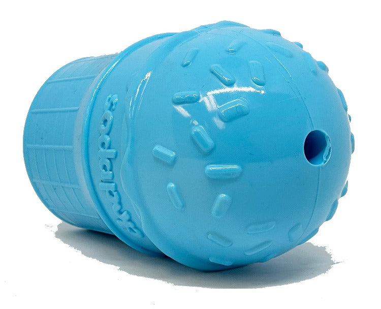 Ice Cream Cone Durable Pup-X Rubber Chew Toy & Treat Dispenser