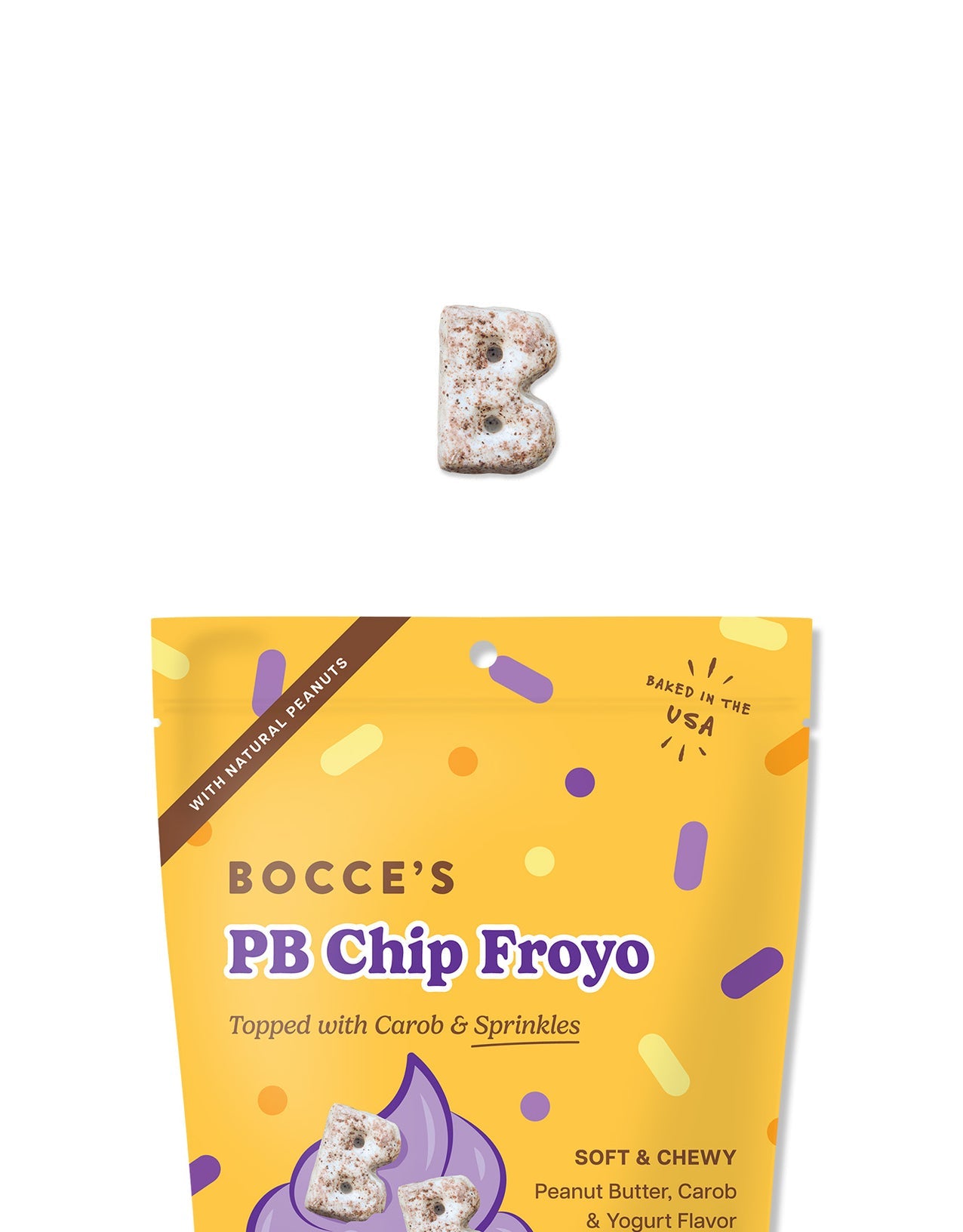 Bocce's PB Chip Froyo Soft & Chewy Dog Treats - 6 oz
