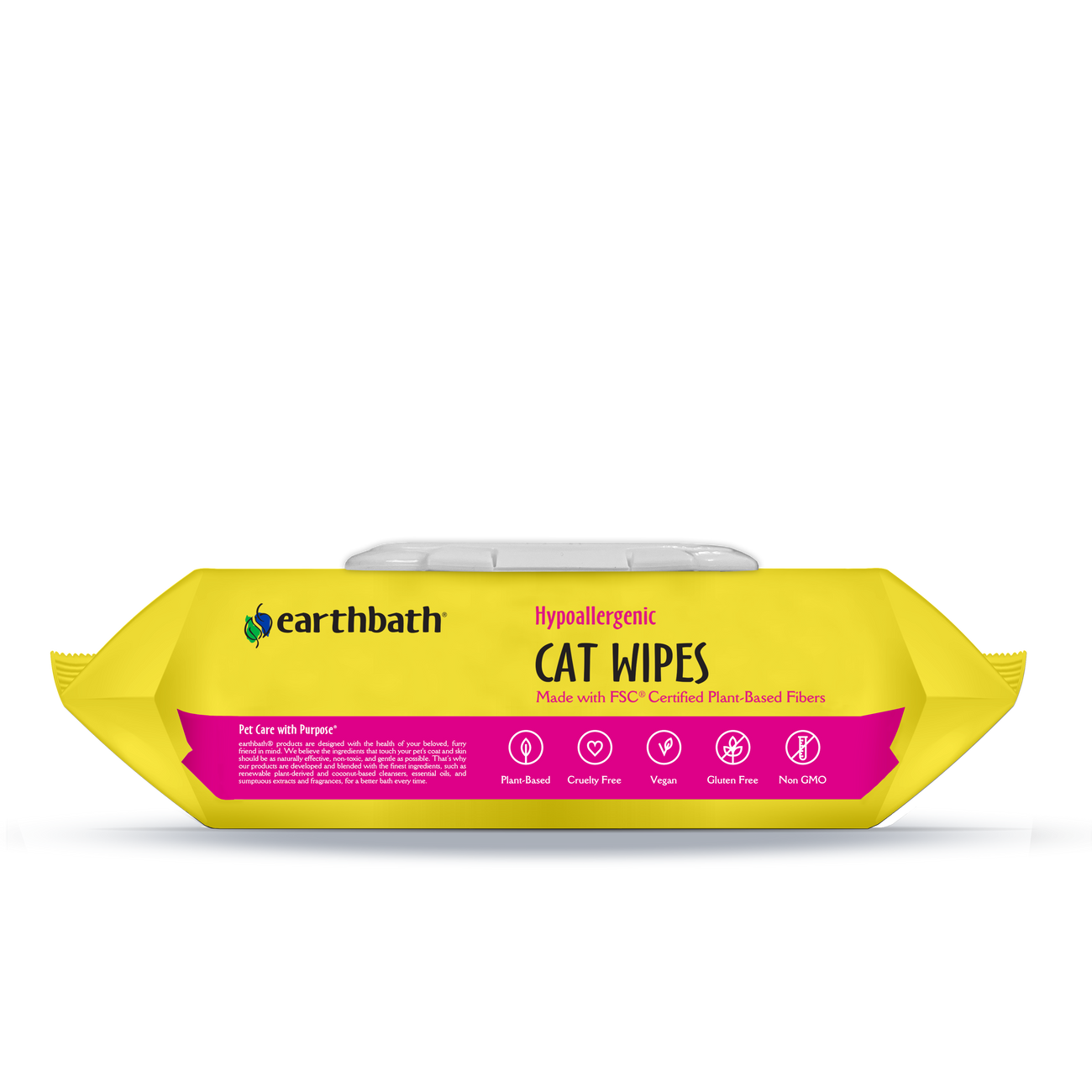 Hypoallergenic Cat Wipes - 100 count