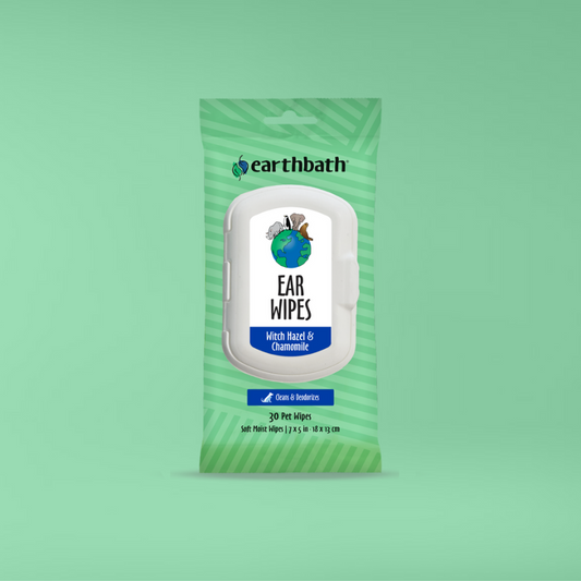 Earthbath Ear Wipes - 30 count