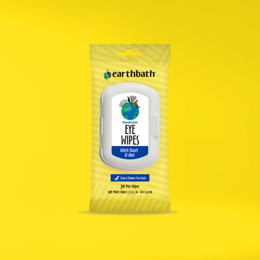 Earthbath Hypoallergenic Tear & Stain Eye Wipes - 30 count
