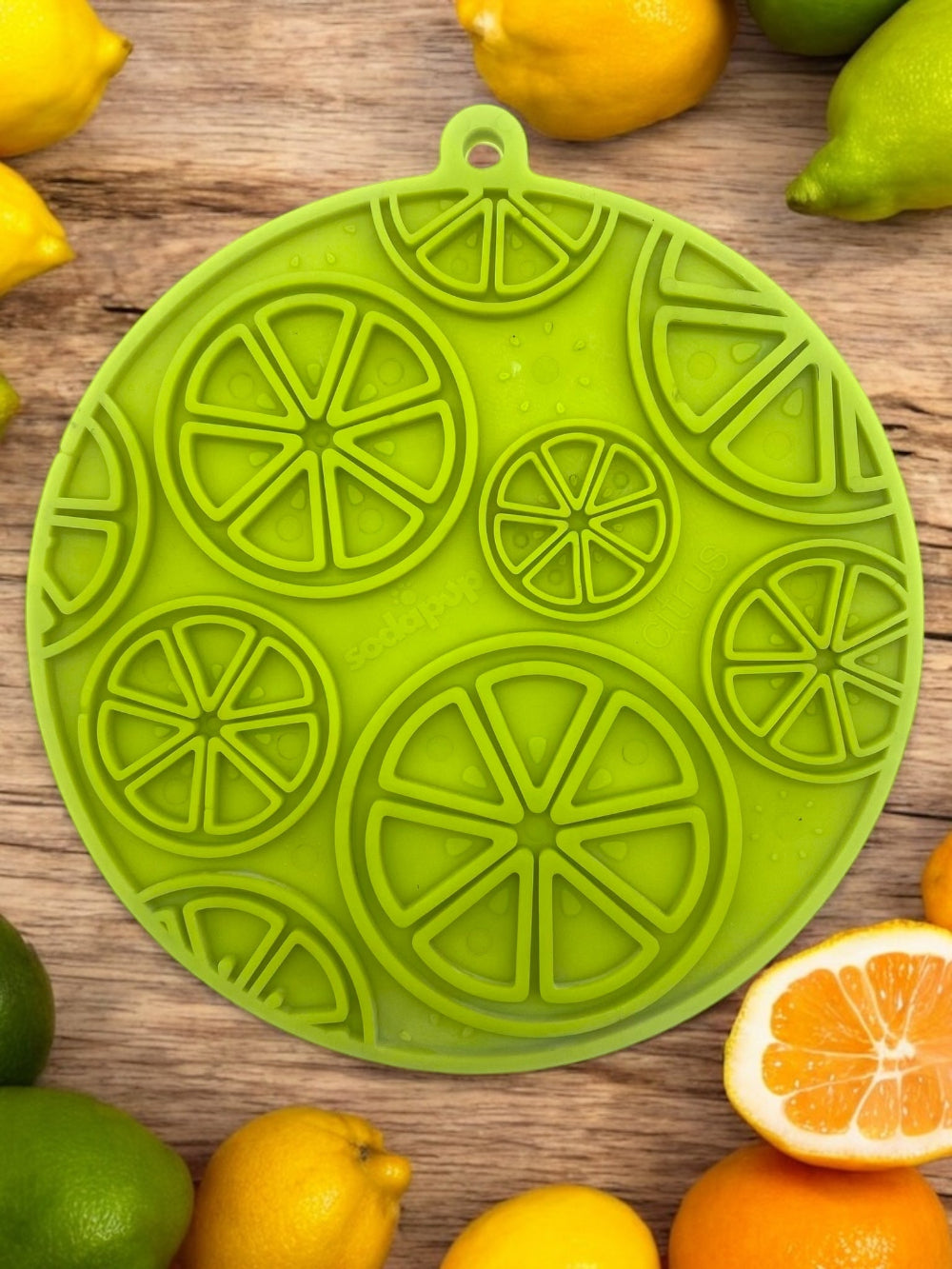 Citrus Design eMat Enrichment Lick Mat With Suction Cups