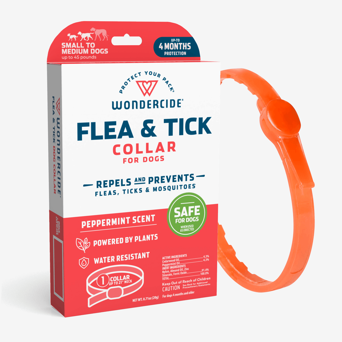 Wondercide Dog Flea & Tick Collar - Peppermint - Small/Medium