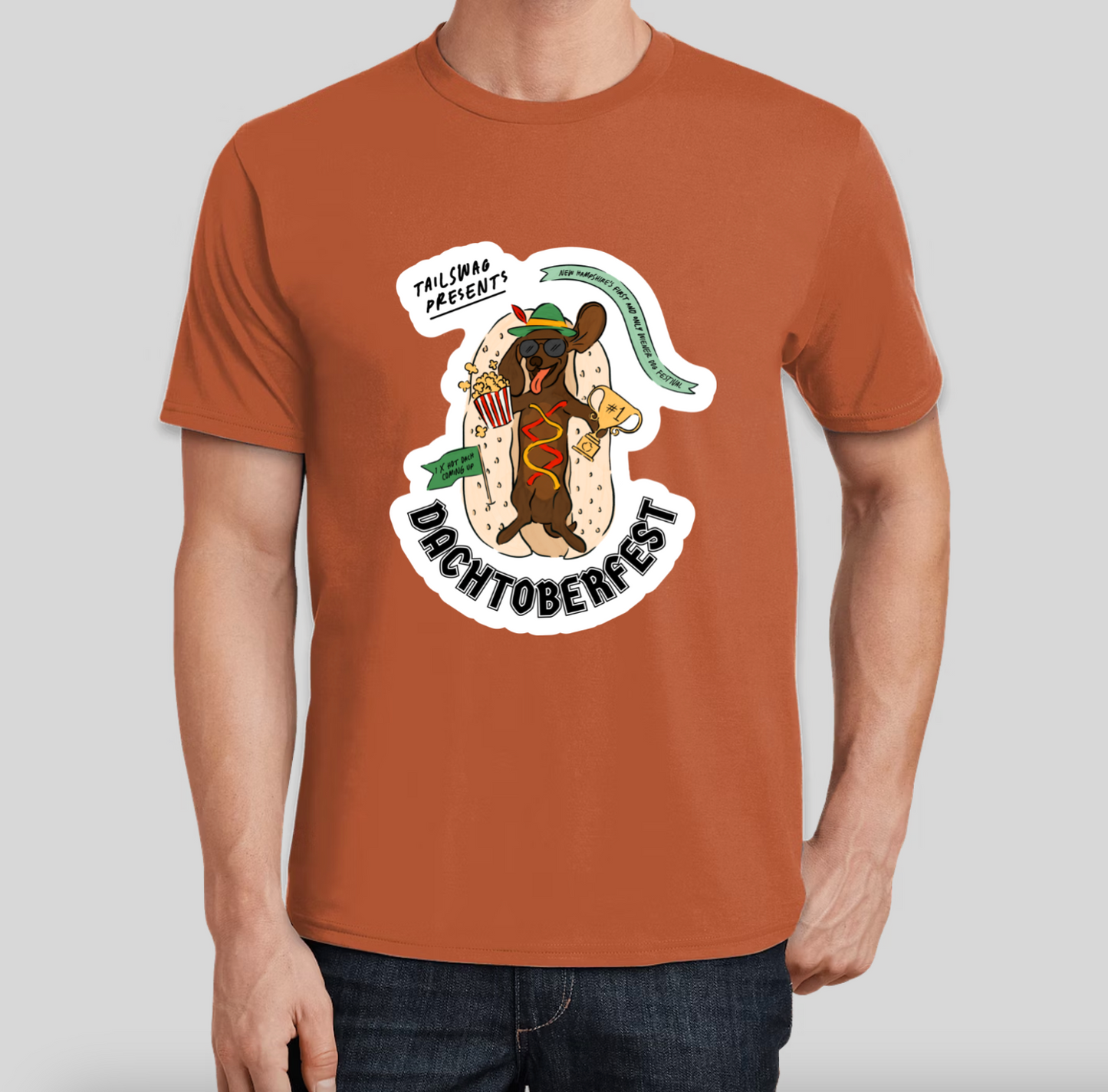 Dachtoberfest T-Shirt - Orange - 2024