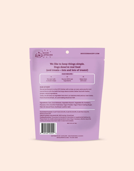 Bocce's Wild Cran Froyo Soft & Chewy Dog Treats - 6 oz