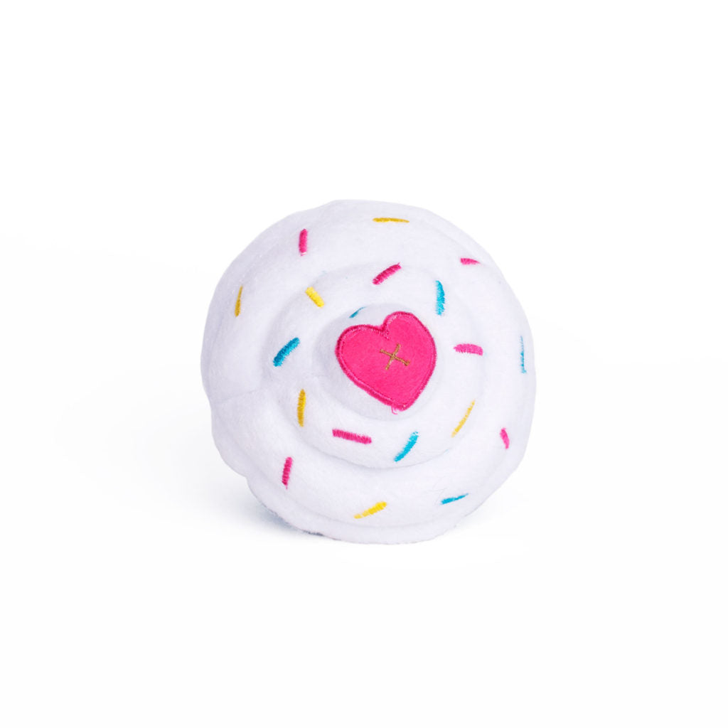 Blue Cupcake Plushie Squeaky Toy