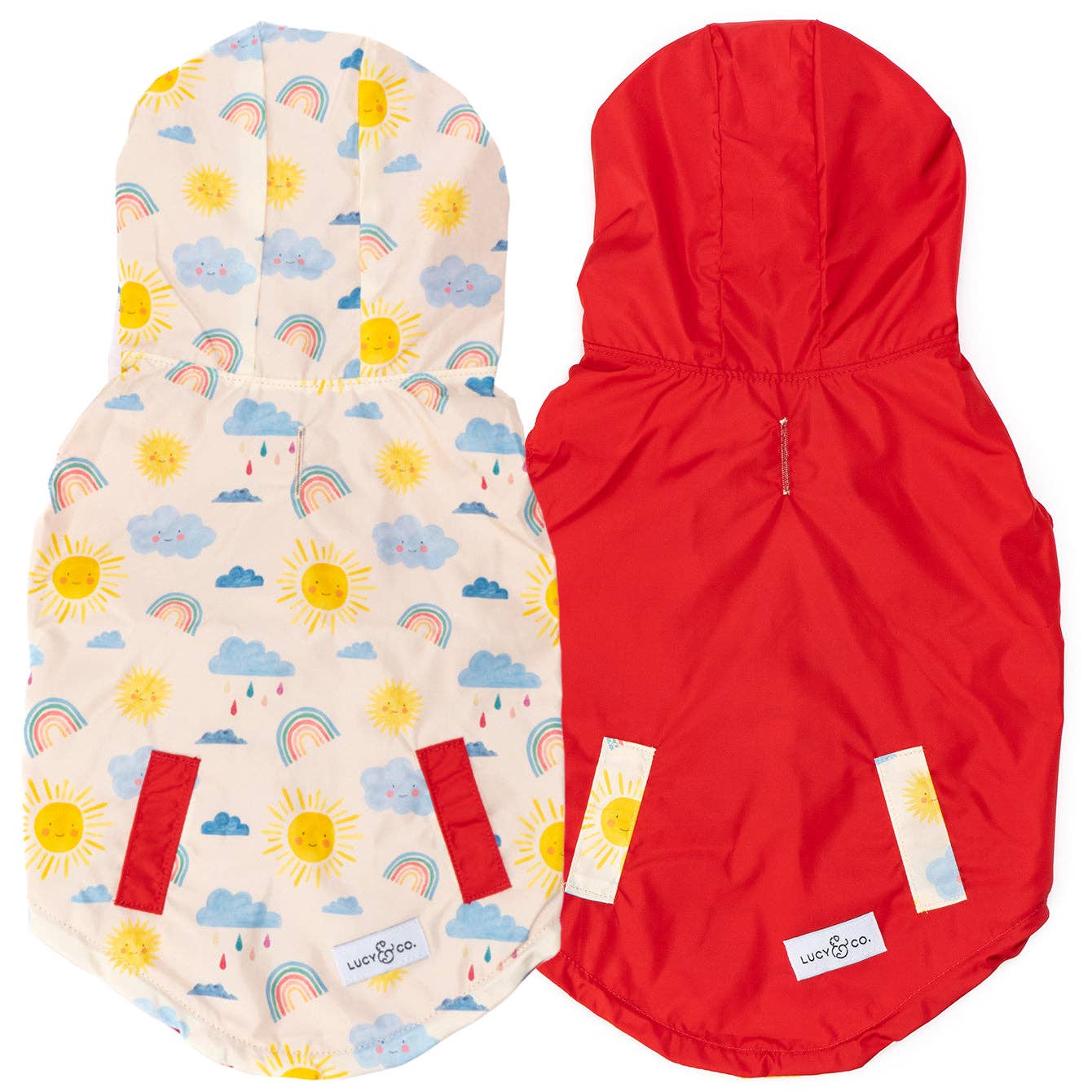 The Rain or Shine Reversible Dog Raincoat