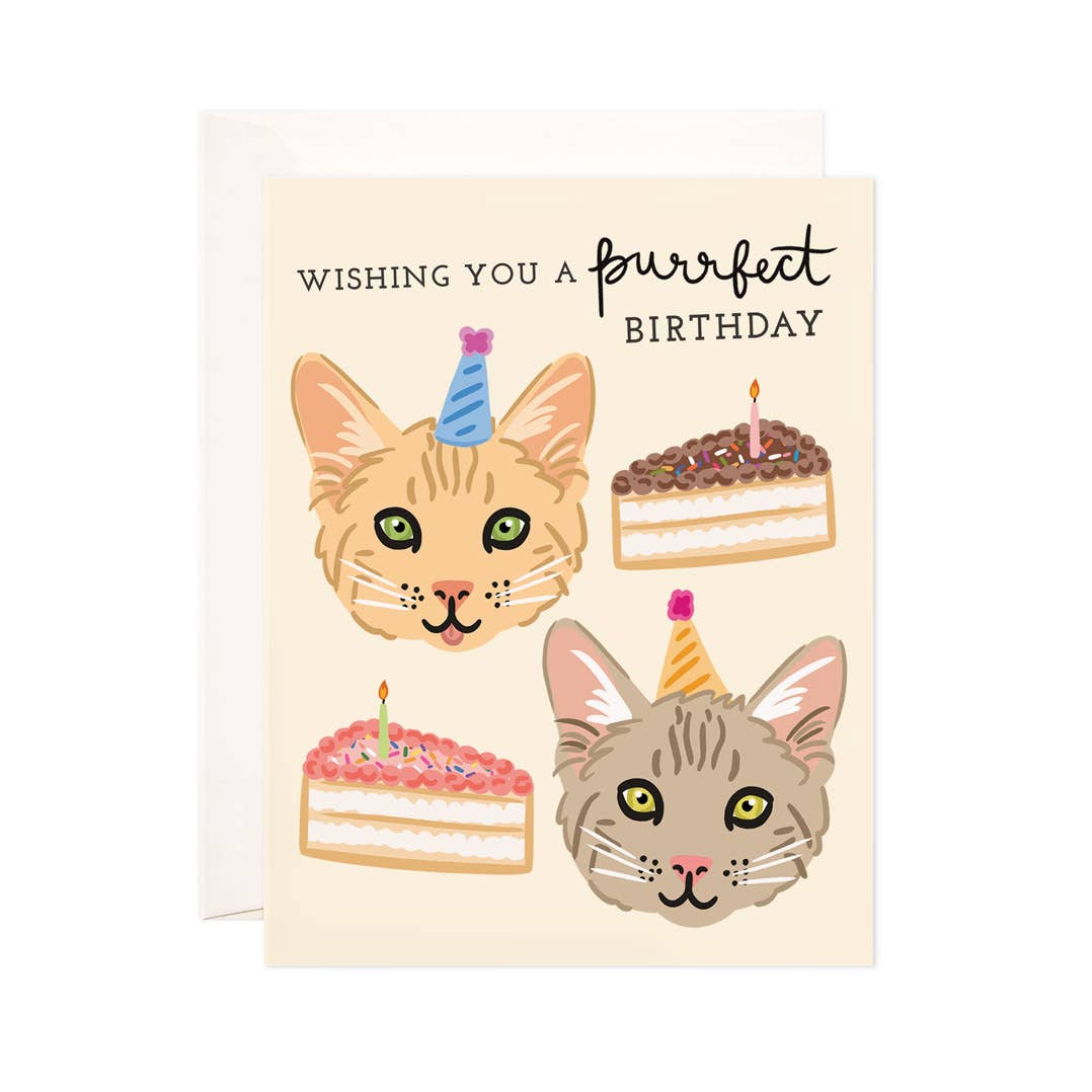 Purrfect Birthday Greeting Card