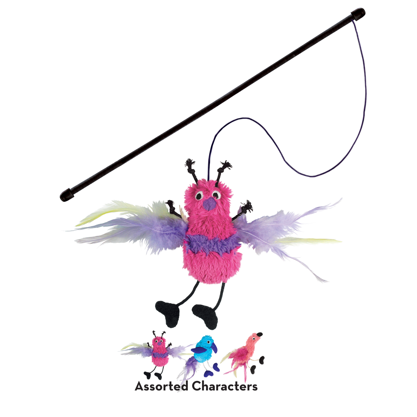 KONG Cat Teaser Feather Toy