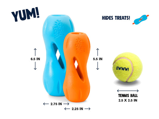 Qwizl® Dog Puzzle Treat-Dispensing Enrichment Toy - Small