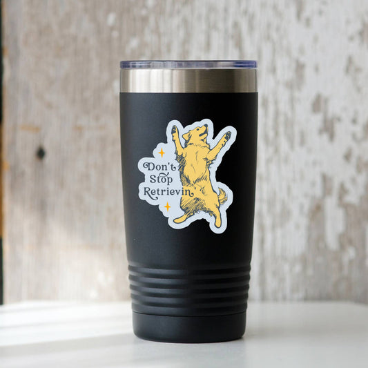 Don't Stop Retrievin' Sticker